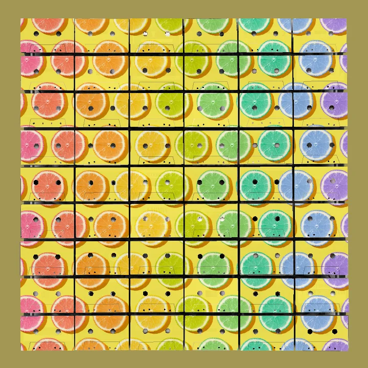 Citrus Rainbow Rows